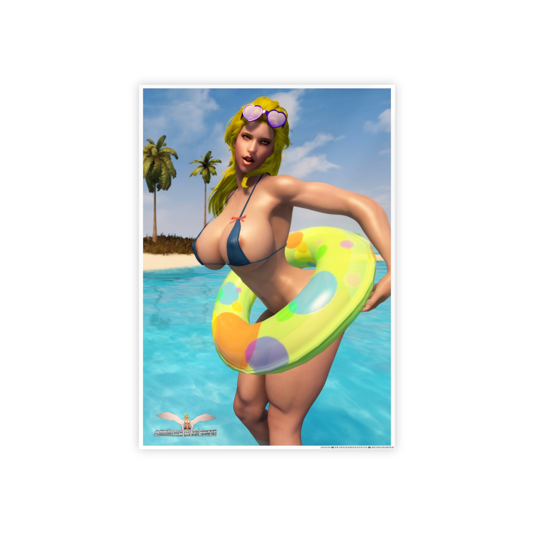 Beach Andrea Gloss Poster