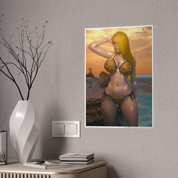 Beach Bikini Andrea Poster