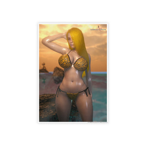 Beach Bikini Andrea Poster