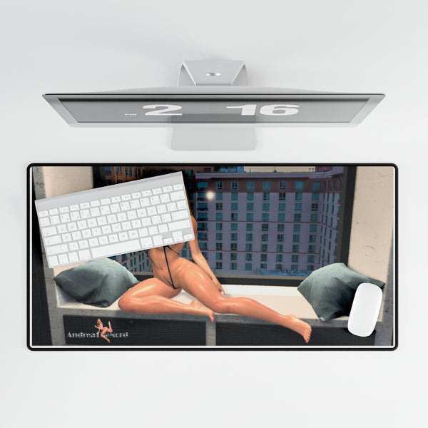 Window Exhibitionist Andrea Desk Mat