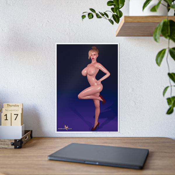 Flamingo Pose Poster