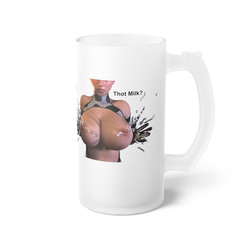 Titty Milk Glass Mug