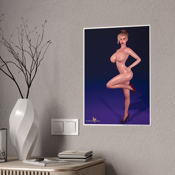 Flamingo Pose Poster