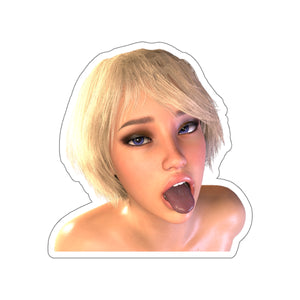 Ahegao Andrea Sticker