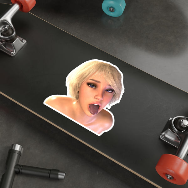 Ahegao Andrea Sticker