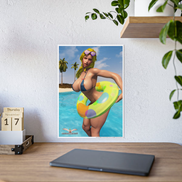 Beach Andrea Gloss Poster