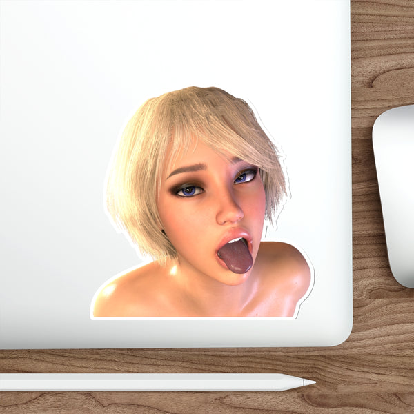 Ahegao Andrea Sticker