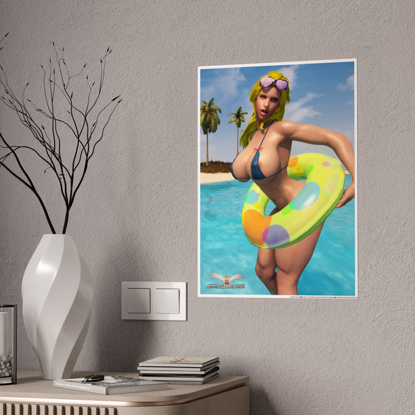 Beach Andrea Gloss Poster