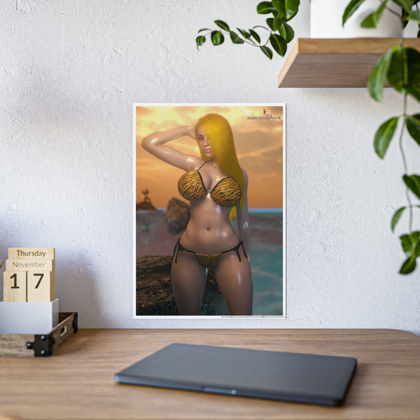 Beach Bikini Andrea Poster